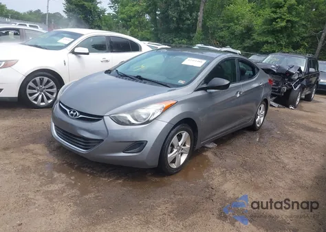 2013 Hyundai Elantra Gls из США, поврежденный, VIN 5NPDH4AE3DH454392
